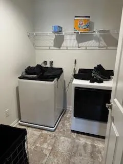 On-site laundry room with washer and dryer available for residents.